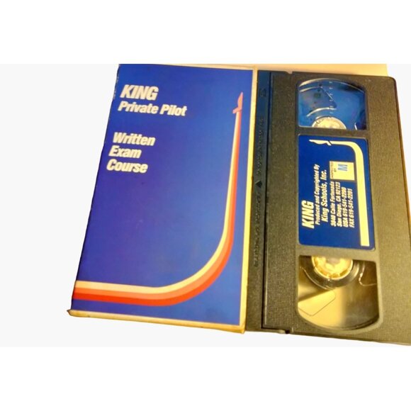 King Private Pilot Written Exam Course Vintage VHS Flight School - Picture 2 of 7
